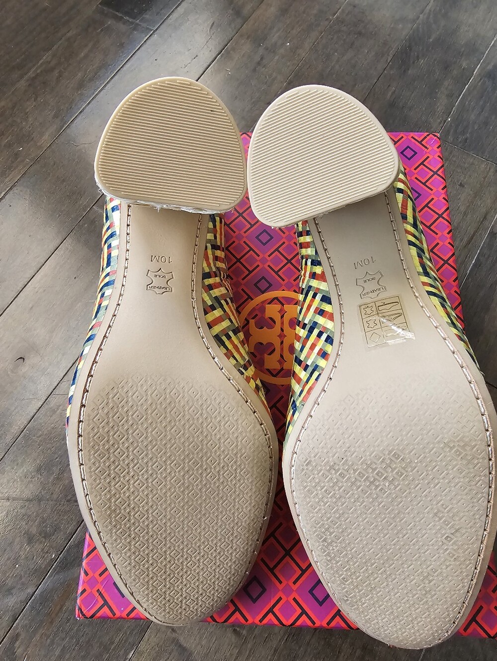 NWT Tory Burch Multicolor Raffia Fabienne Ankle Boots Size 10 US /EU 39 - Picture 4 of 5